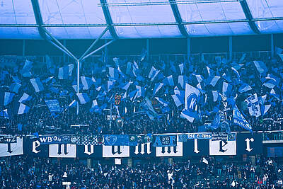 KSC-Fans bei Hertha BSC