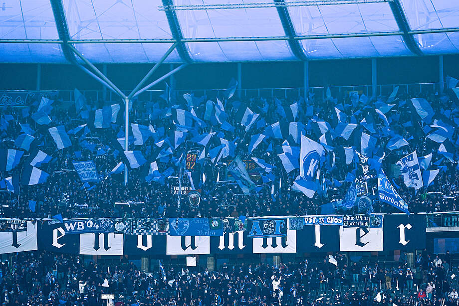 KSC-Fans bei Hertha BSC