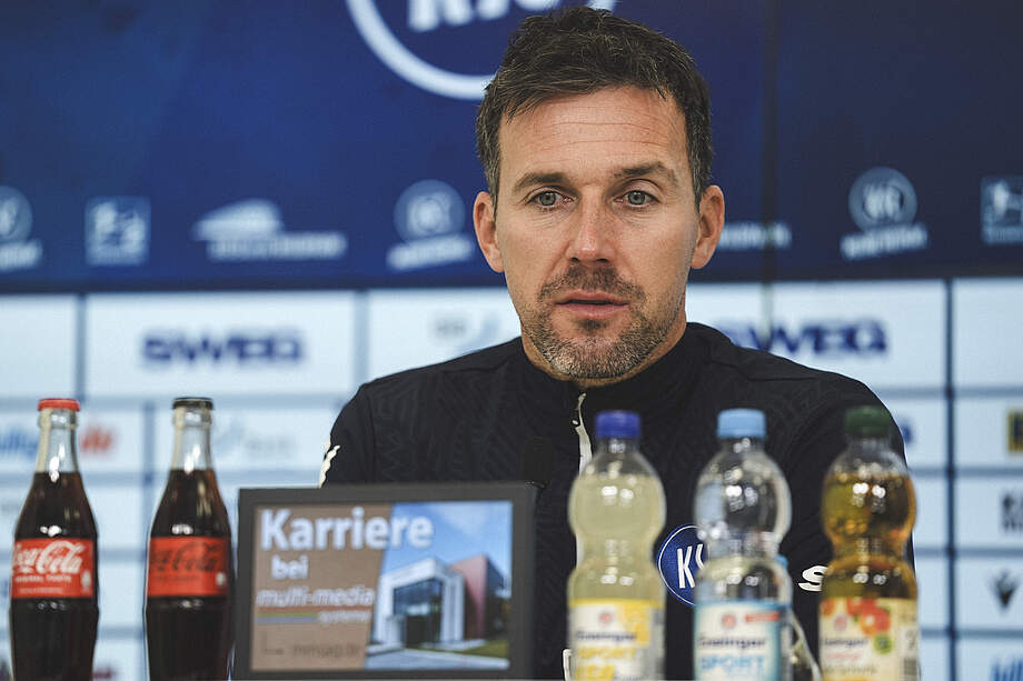 Eichner bei der PK