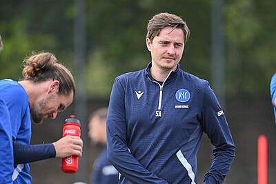 Sebastian Saglimbeni beim Training