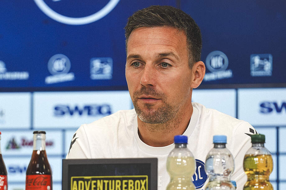 Eichner bei der PK