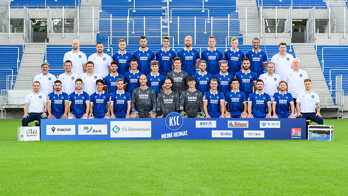 KSC präsentiert offizielles Mannschaftsfoto: KSC - MEINE HEIMAT.