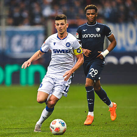 Wanitzek im Dribbling