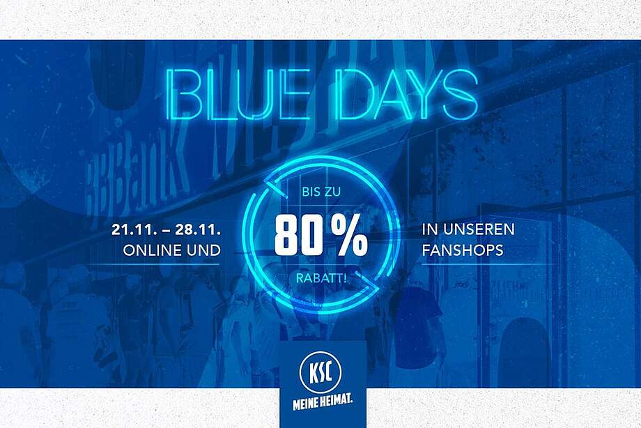 Bild mit den wichtigsten Informationen zu den Blue Days.