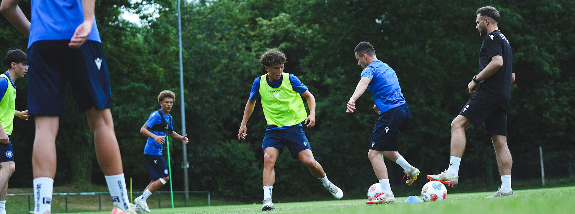 U19 beim Training.