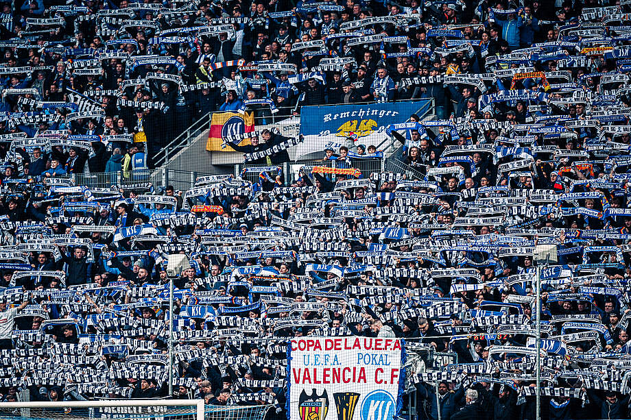 KSC-Fans beim letzten Heimspiel gegen Paderborn