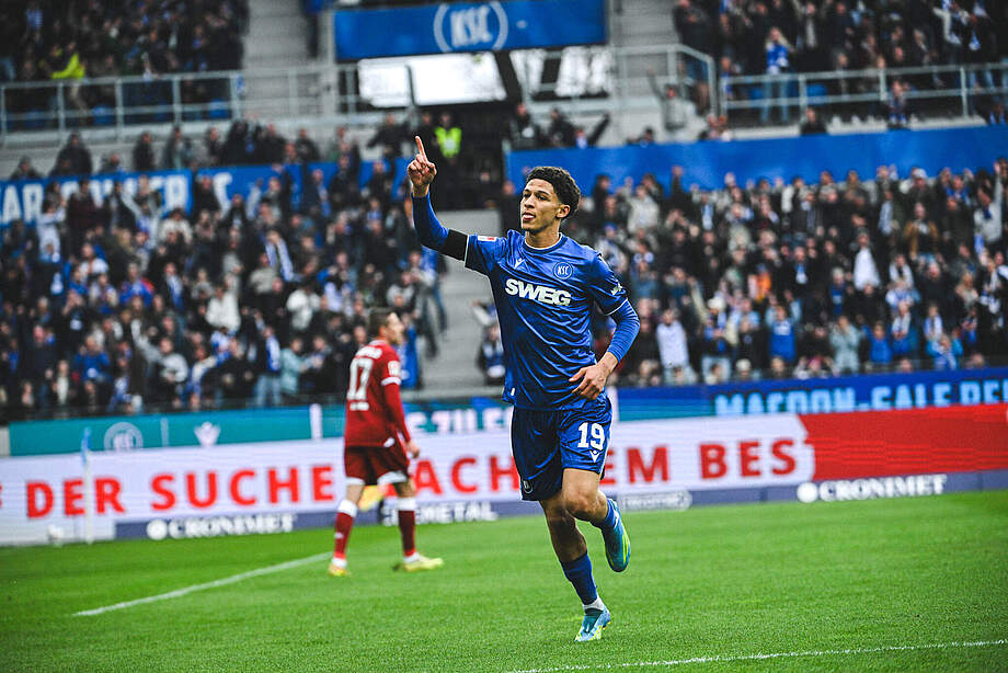 Louey Ben Farhat beim Torjubel