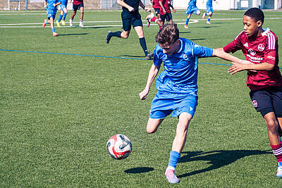 Spieler der U13 gegen Nürnberg.
