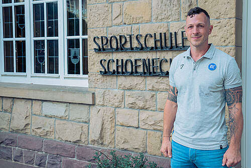 Philip Kühn bei der Sportschule Schöneck