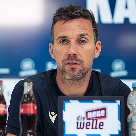 Eichner bei der PK