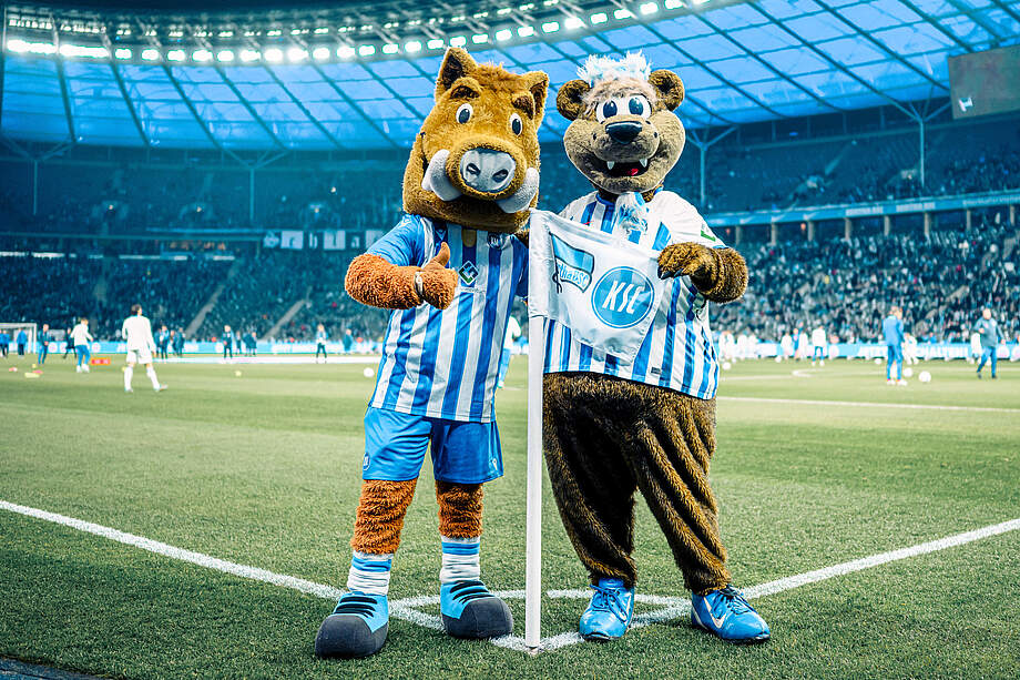 Willi Wildpark und Herthinho