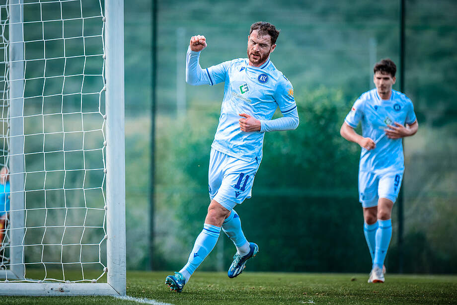 Budu Zivzivadze bejubelt seinen Treffer