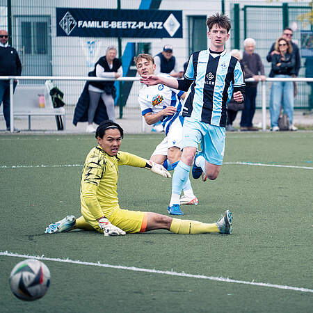 Fredi Recktenwald markiert das 0:2 (35.)