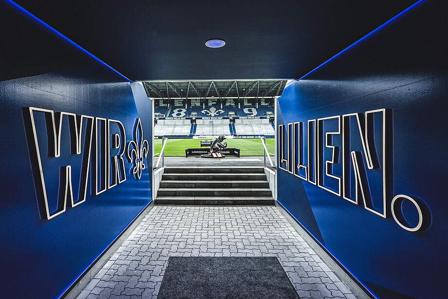 Spielertunnel in Darmstadt