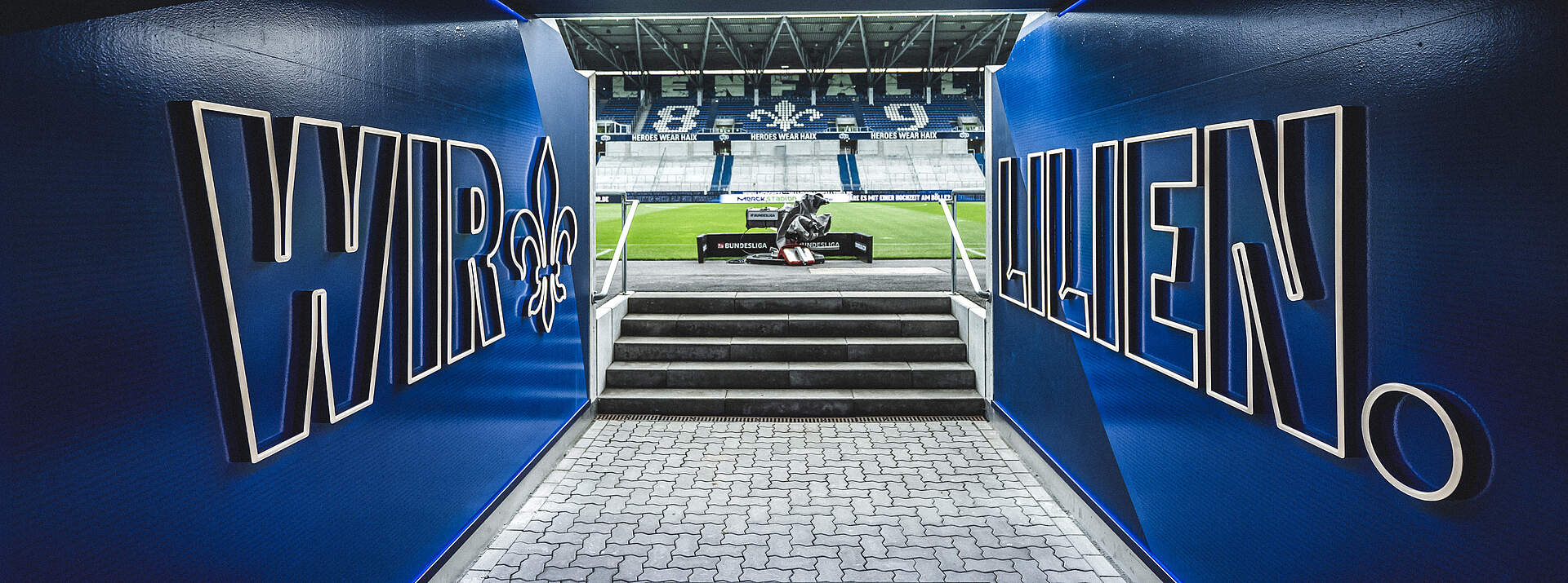 Spielertunnel in Darmstadt