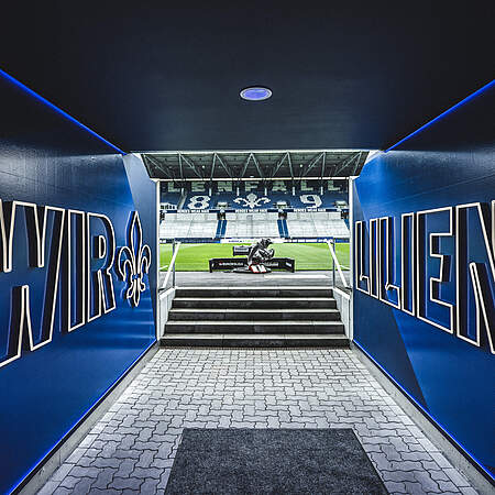 Spielertunnel in Darmstadt