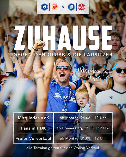Grafik zum Vorverkaufsstart Nürnberg und Cottbus