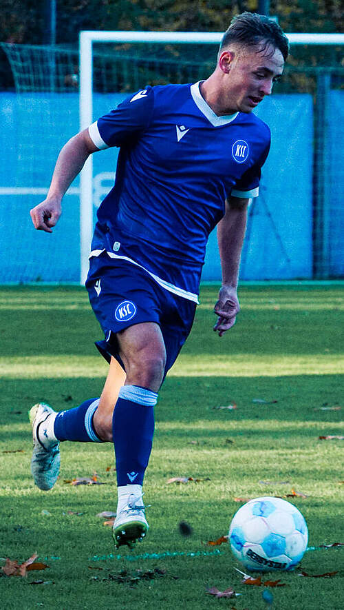 Frederik Recktenwald auf dem Platz