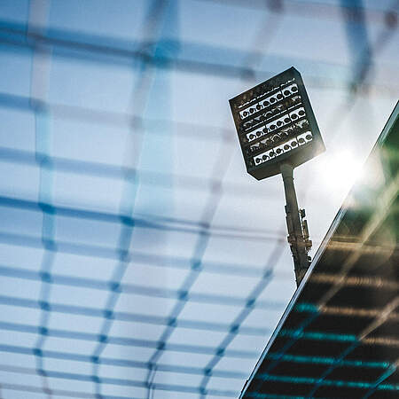 Flutlicht im Bochumer Stadion