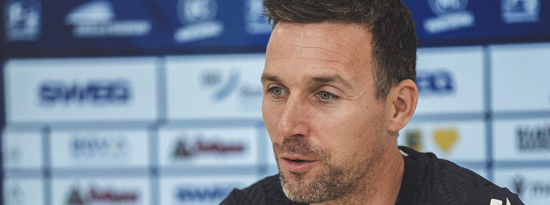 Eichner bei der Pressekonferenz