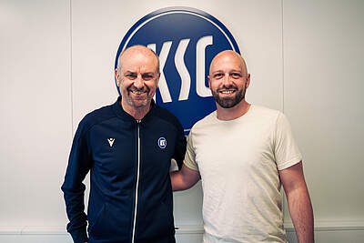 Ede Becker und Julian Schwarz nach der Verlängerung