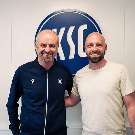 Ede Becker und Julian Schwarz nach der Verlängerung