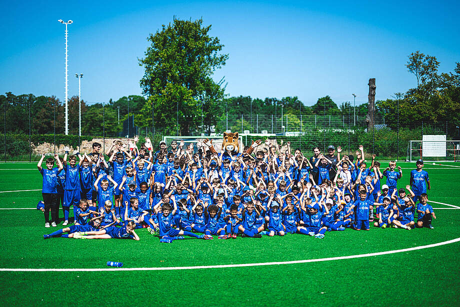 Begeisterte Kids beim Camp