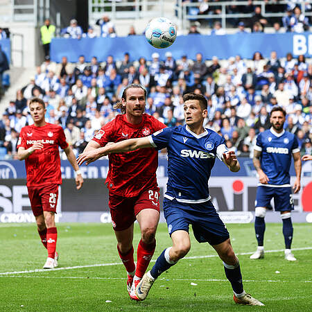Spielszene aus dem letzten Spiel gegen Kaiserslautern
