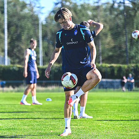 Fukuda im Training