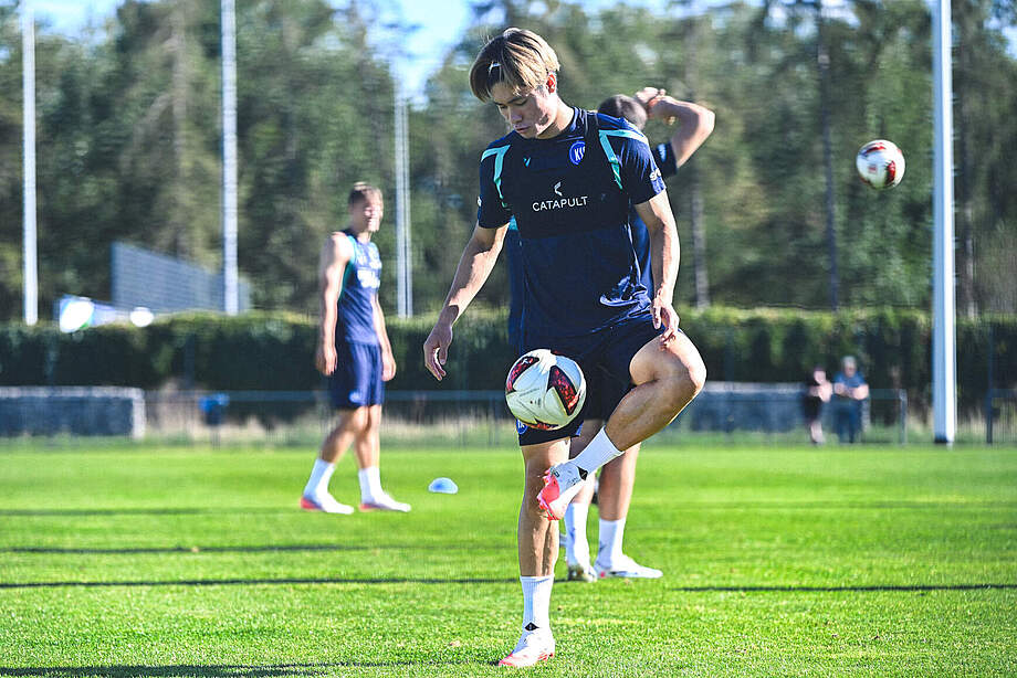 Fukuda im Training