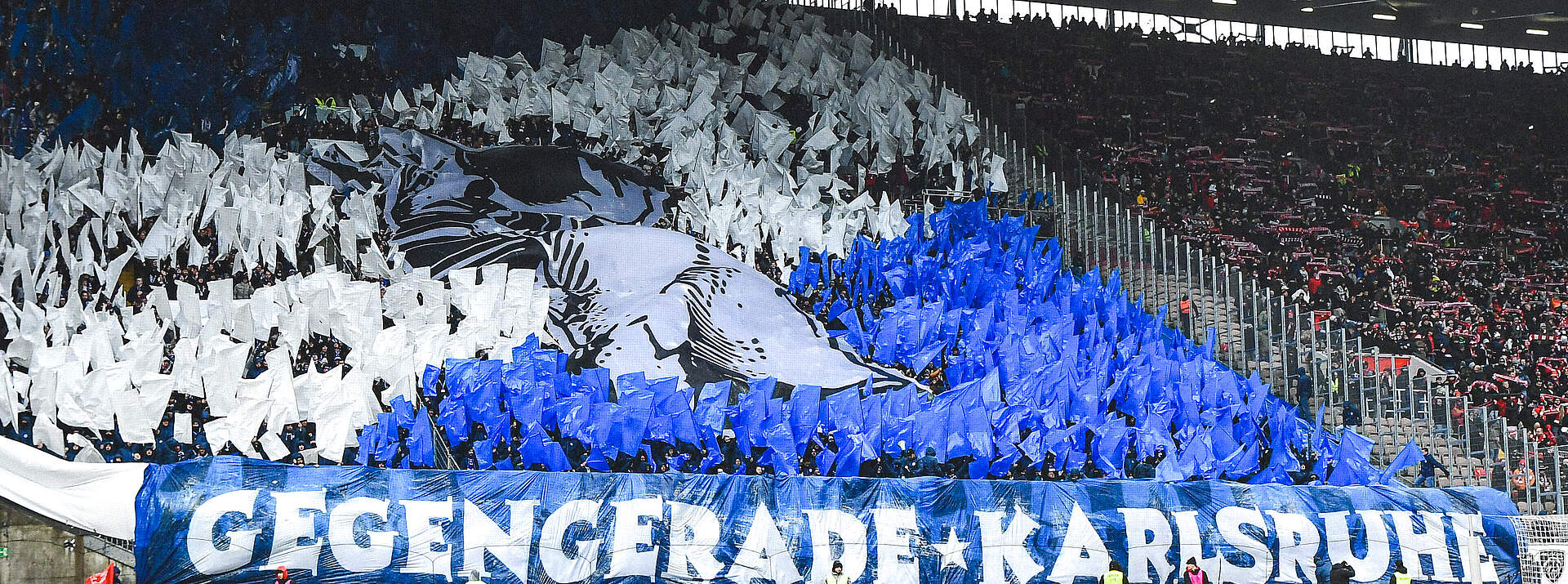 KSC-Block auf dem Betzenberg