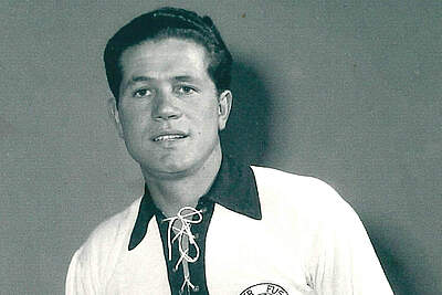 Max Schwall im DFB-Trikot