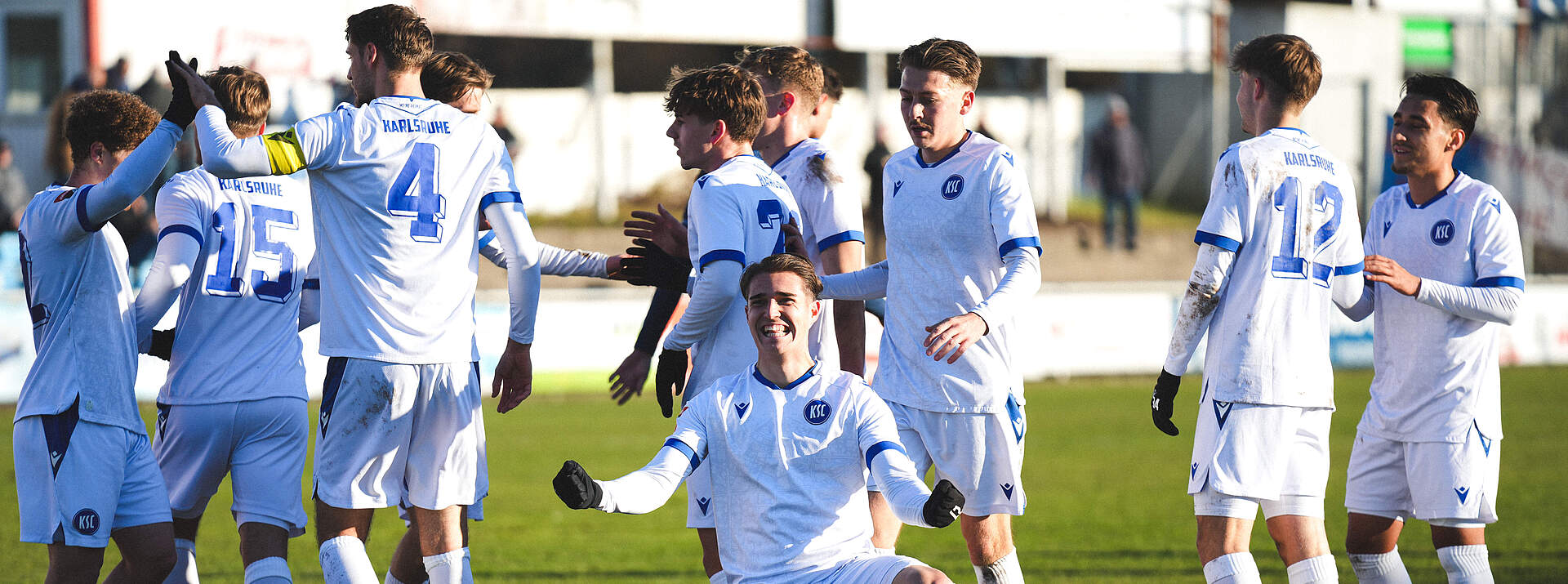 Ali-Eren Ersungur bejubelt das zwischenzeitliche 2:1