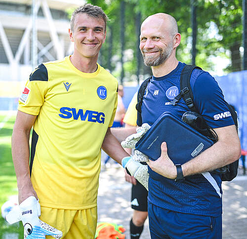 Hansi Bernat mit Markus Miller