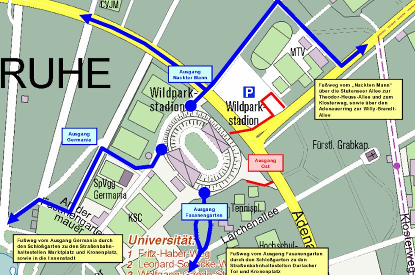 Offener Brief der Karlsruher Polizei an alle KSC-Fans: KSC - MEINE HEIMAT.