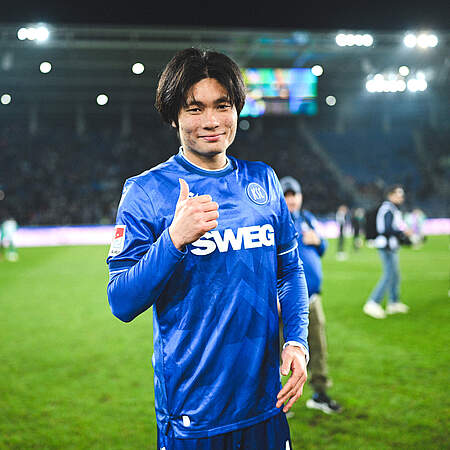 Shio Fukuda nach Abpfiff